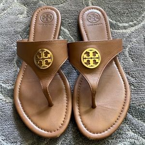 Tory Burch leather Flip Flop Sandals Tab